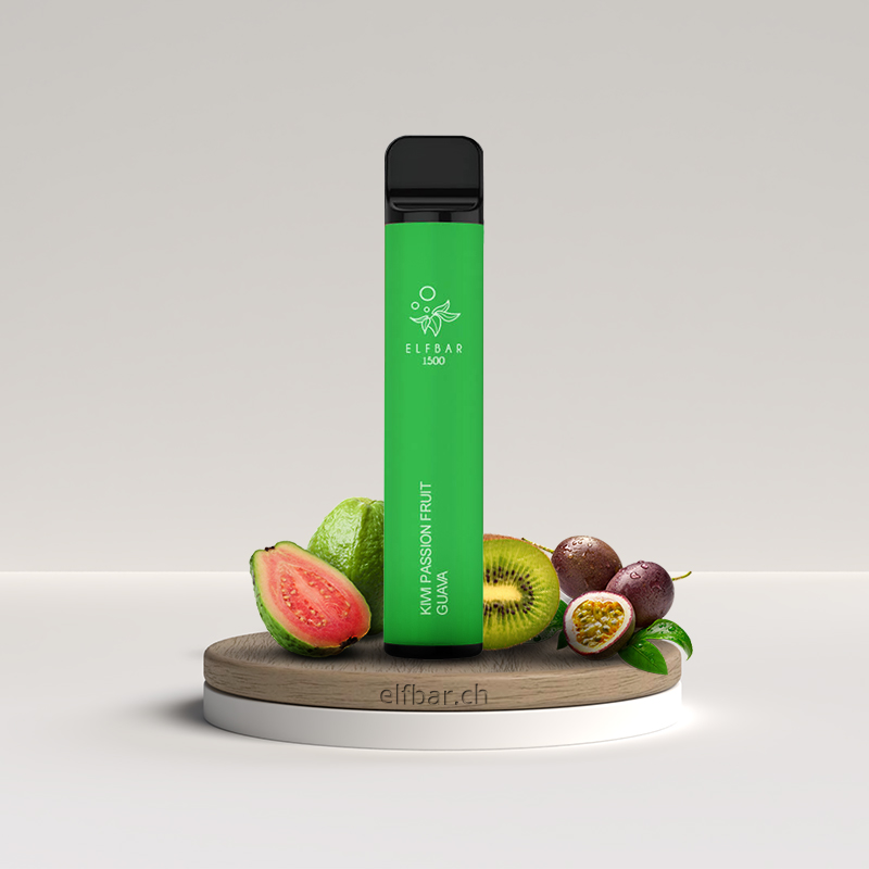 Elfbar Einweg E-Zigarette 1500 (mit Nikotin) – Kiwi Passionfruit Guava