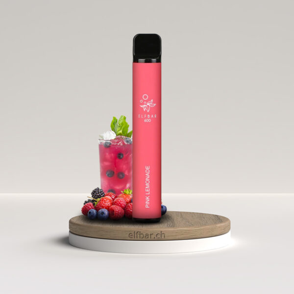 ELFBAR Einweg E-Zigarette 600 (Mit Nikotin) – Pink Lemonade