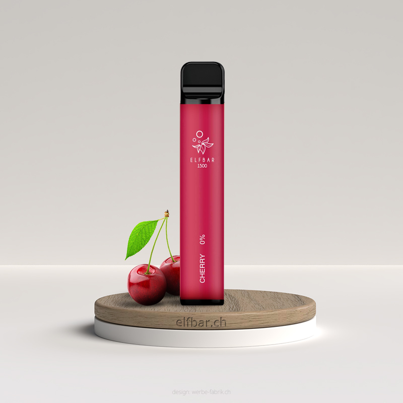 Elfbar Einweg E-Zigarette 1500 (OHNE NIKOTIN) – Cherry