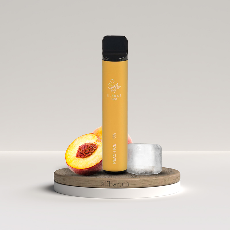 Elfbar Einweg E-Zigarette 1500 (OHNE NIKOTIN) – Peach Ice