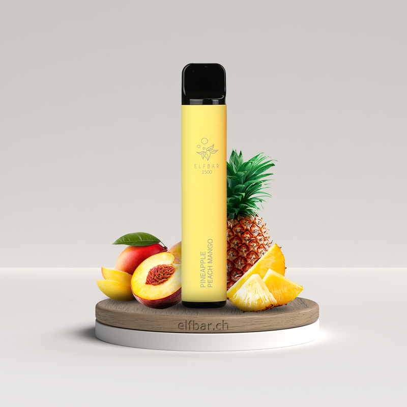 Elfbar Einweg E-Zigarette 1500 (OHNE NIKOTIN) – Pineapple Peach Mango