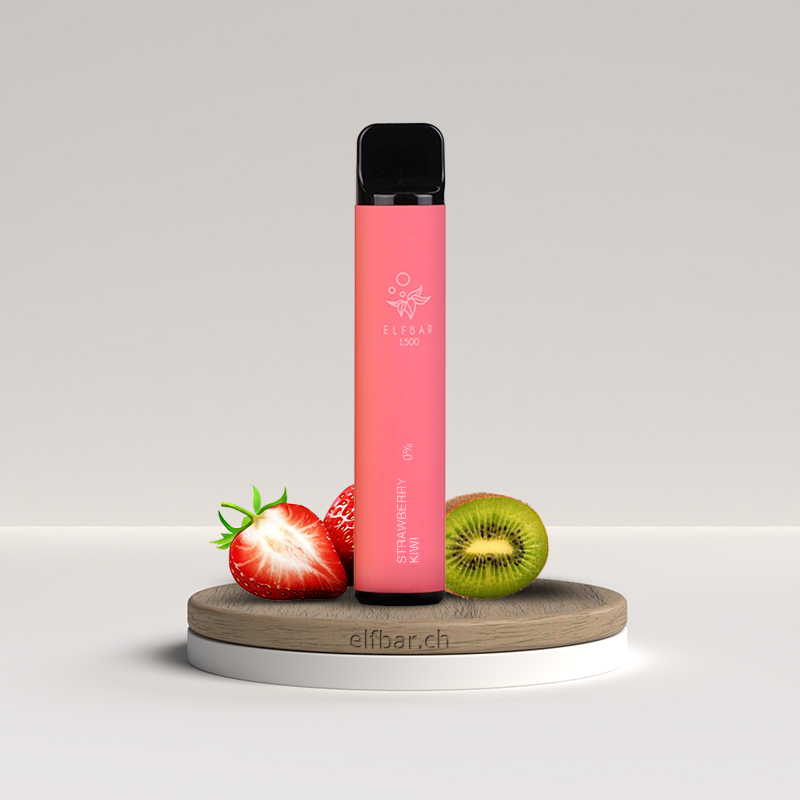 Elfbar Einweg E-Zigarette 1500 (OHNE NIKOTIN) – Strawberry Kiwi