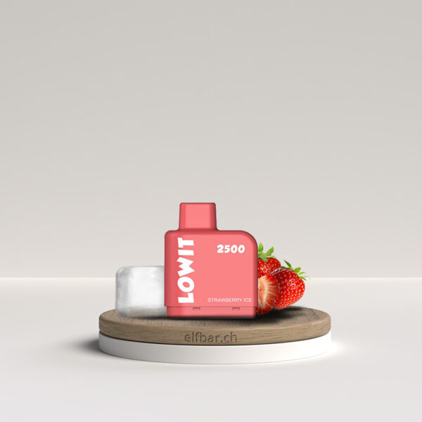 LOWIT Pod 2500 (mit Nikotin) – Strawberry Ice