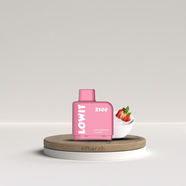 LOWIT Pod 2500 (mit Nikotin) – Strawberry Yogurt