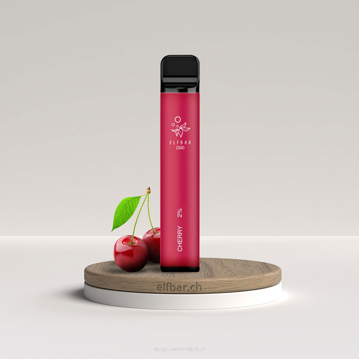Elfbar Einweg E-Zigarette 1500 (mit Nikotin) – Cherry