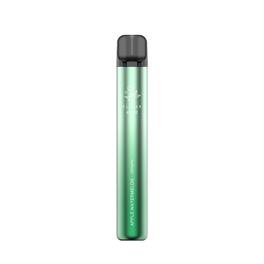 ELFBAR Einweg E-Zigarette 600 V2 (Mit Nikotin) – Apple Watermelon