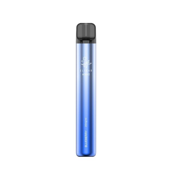 ELFBAR Einweg E-Zigarette 600 V2 (Mit Nikotin) – Blueberry